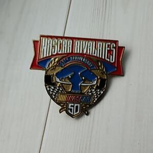 NASCAR Rivalries 50th Anniversary 1948 - 1998 Racing Race Car Racecar Pin Button